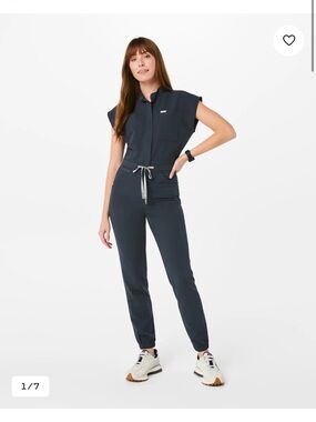 Figs Rafaela Women's Jumpsuit in Dark Harbor